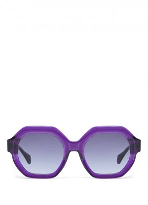 6874 janet 9 фиолетовые женские солнцезащитные очки с геометрическим рисунком Gigi Studios