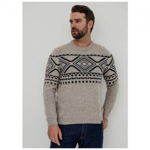 Пуловер для мужчин, Lerros, модель: 22O5058, цвет: бежевый, размер: XXL LERROS. Цвет: бежевый