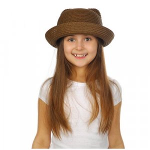 Шляпа , размер M(50-52), коричневый Solorana. Цвет: коричневый