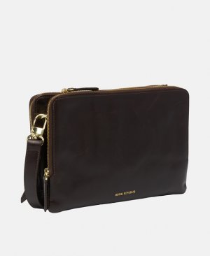 Кожаная сумка-мессенджер Royal Republiq, коричневый RepubliQ