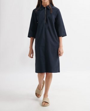 Короткое платье с короткими рукавами , темно-синий Loreak Mendian