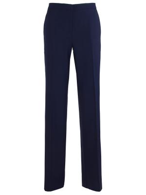 Прямые брюки со стрелками Diane von Furstenberg. Цвет: синий