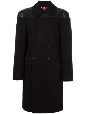 Двубортное пальто Jean Paul Gaultier Pre-Owned. Цвет: черный