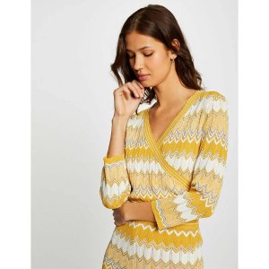 Пуловер MORGAN. Цвет: желтый
