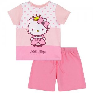 Розовая пижама для девочки PlayToday Home Kids Girls размер 98. Цвет: розовый