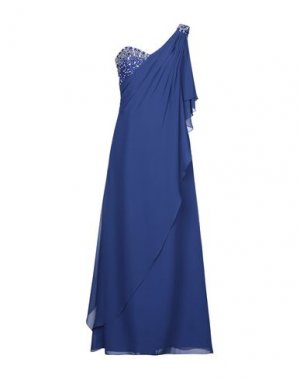 Длинное платье BELLA. Цвет: синий