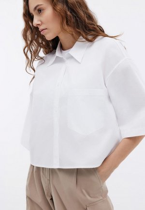Рубашка Baon Lamoda Exclusive Online. Цвет: белый
