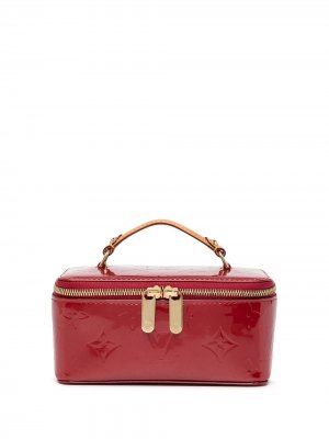Футляр для украшений Vernis 2011-го года с монограммой Louis Vuitton. Цвет: красный