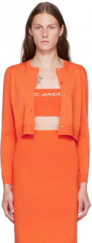 Оранжевый Кардиган ' Cropped Cardigan' Marc Jacobs