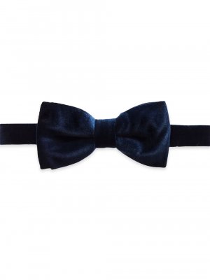 Бархатный галстук-бабочка с завязками , синий Eton