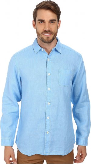 Рубашка с длинным рукавом Sea Glass Breezer , цвет Blue Yonder Tommy Bahama