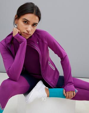 Спортивная куртка с молнией Esprit. Цвет: фиолетовый