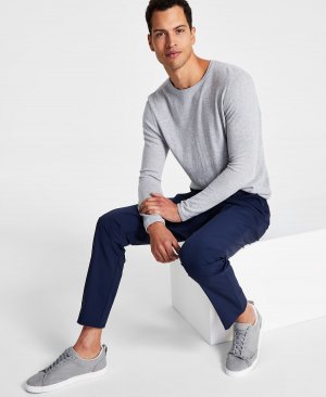 Мужские классические брюки slim fit tech solid performance , синий Calvin Klein