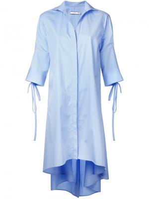 Платье-рубашка Co-Mun. Цвет: синий
