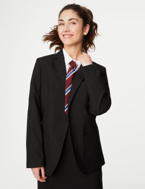 Школьный пиджак для девочек (9–16 лет) , черный Marks & Spencer