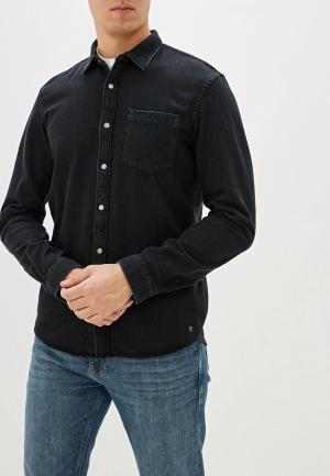 Рубашка джинсовая Tom Tailor Denim. Цвет: черный