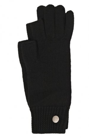 Шерстяные перчатки Rick Owens. Цвет: чёрный