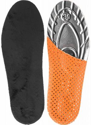 Стельки анатомические зимние Sport Warm Footbed, размер 39 Woly. Цвет: черный