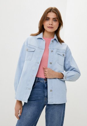 Рубашка джинсовая Whitney. Цвет: голубой
