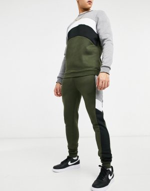 Спортивные брюки цвета хаки от комплекта -Зеленый цвет Brave Soul