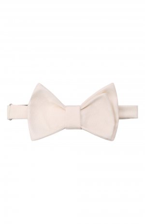 Шелковый галстук-бабочка Giorgio Armani. Цвет: кремовый
