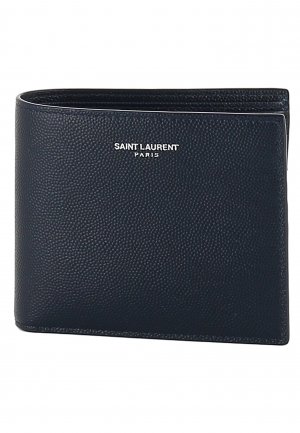 Кошелек SAINT LAURENT. Цвет: синий