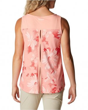 Топ Chill River Tank Top, цвет Coral Reef Daisy Party Columbia