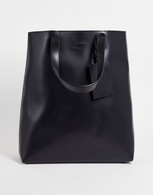 Черная сумка-тоут -Черный цвет River Island