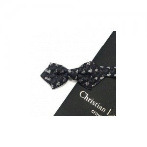 Черный галстук-бабочка с вышивкой 818542 Christian Lacroix. Цвет: черный