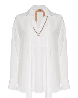 Блуза № 21. Цвет: белый