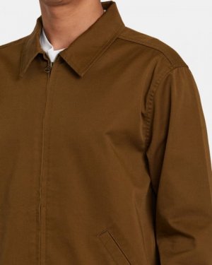 Куртка Day Shift Jacket RVCA. Цвет: bombay brown