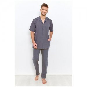 Пижама, размер XL, серый Taro. Цвет: серый