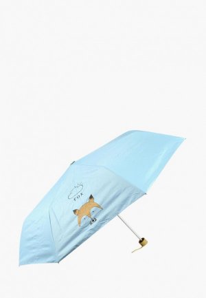Зонт складной Kawaii Factory. Цвет: голубой