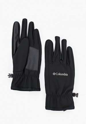 Перчатки Columbia touchscreen, Ascender™ Softshell Glove. Цвет: черный