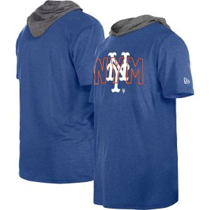 Мужская футболка с капюшоном Royal New York Mets Team Era