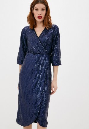 Платье Yumi. Цвет: синий