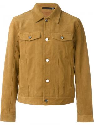 Кожаная куртка Blk Dnm. Цвет: коричневый