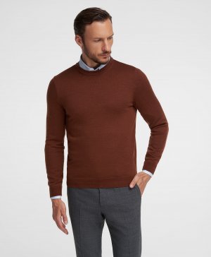 Пуловер KWL-0956 LBROWN HENDERSON. Цвет: коричневый