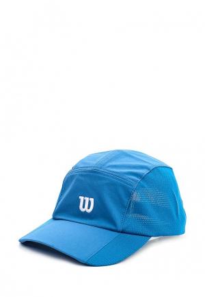Бейсболка Wilson M RUSH STRETCH WOVEN CAP. Цвет: синий