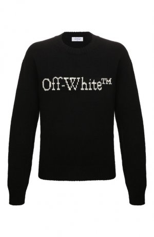 Шерстяной свитер Off-White. Цвет: чёрный