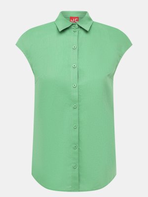 Блузки Just Clothes. Цвет: зеленый