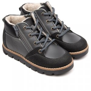 Ботинки , размер 28, серый, черный Tapiboo. Цвет: серый
