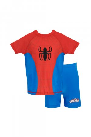 Комплект для плавания из двух частей «Человек-паук» , красный Marvel