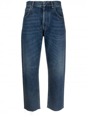 Укороченные прямые джинсы pre-owned Christian Dior. Цвет: синий