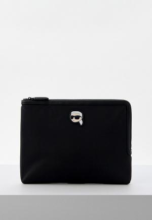 Чехол для iPad Karl Lagerfeld IKONIK. Цвет: черный
