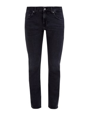 Базовые джинсы-slim из линии Every Day Denim 7 FOR ALL MANKIND. Цвет: серый