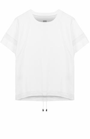 Спортивная футболка с прозрачными вставками Ultracor. Цвет: белый