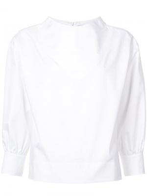 Блузка с рукавами три четверти Atlantique Ascoli. Цвет: белый
