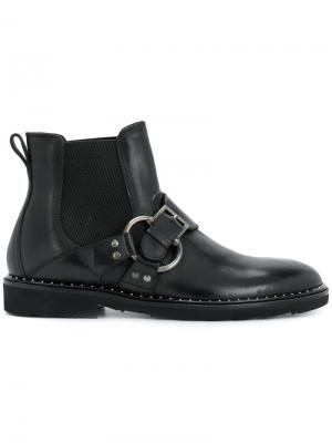 Ботинки-челси с пряжкой Dolce & Gabbana. Цвет: черный