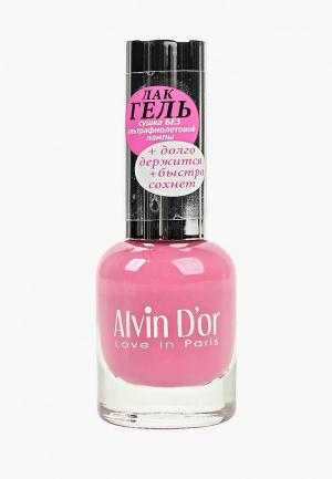 Лак для ногтей Alvin Dor D'or Тон 1613 15 мл. Сиреневый бриз. Цвет: розовый